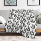 Scottish Thistle Flower of Scotland Gift-ready Throw Blanket