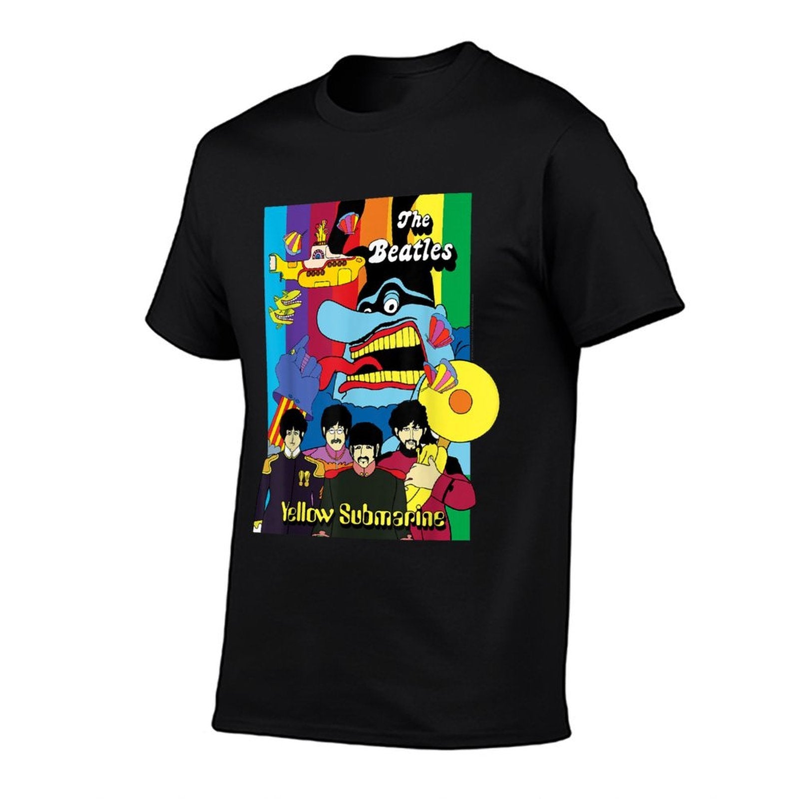 The Beatles - Collage Poster  Oversized Silhouette T-Shirt