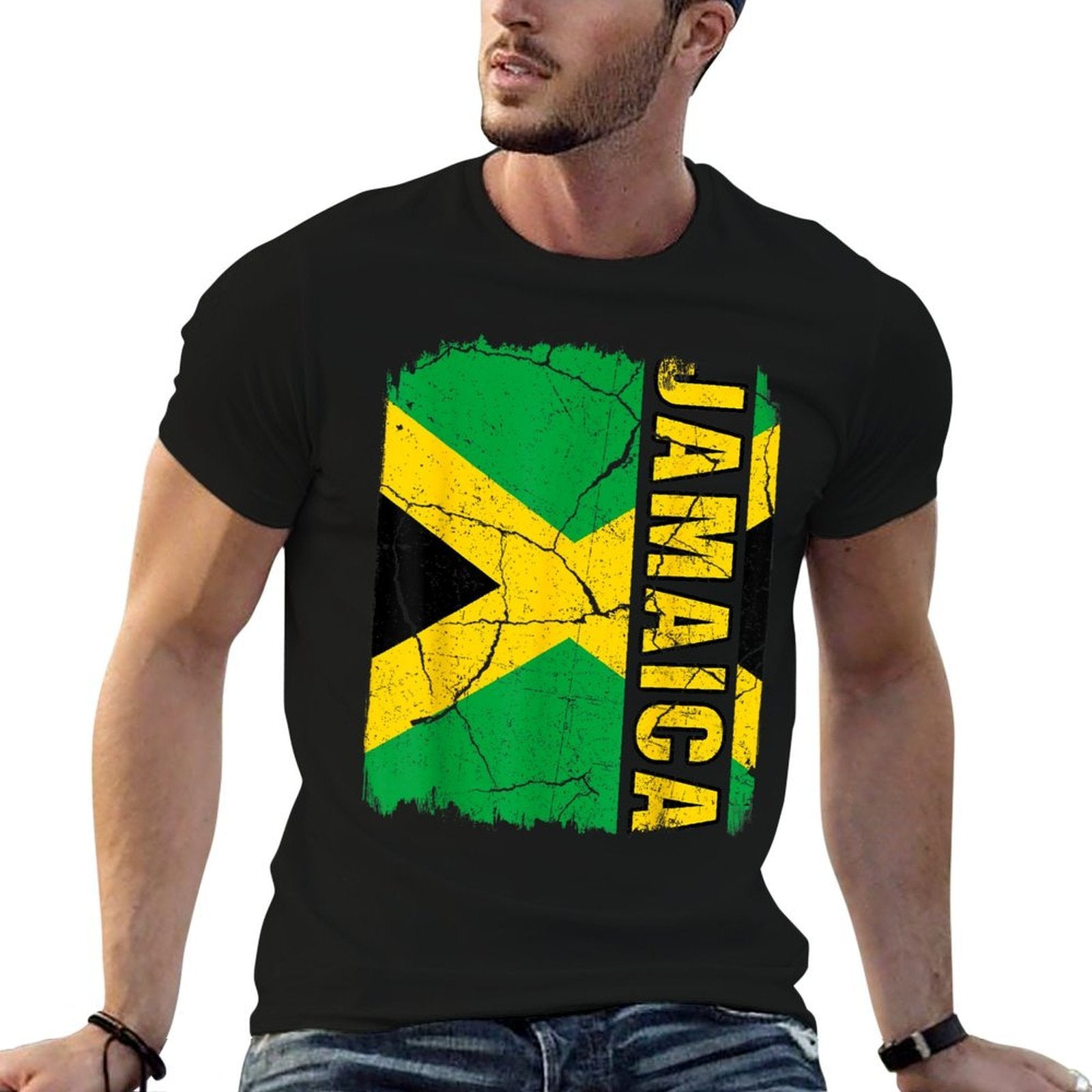 Vintage Jamaican Jamaica Pride Roots Heritage Gift  Affordable Price T-Shirt
