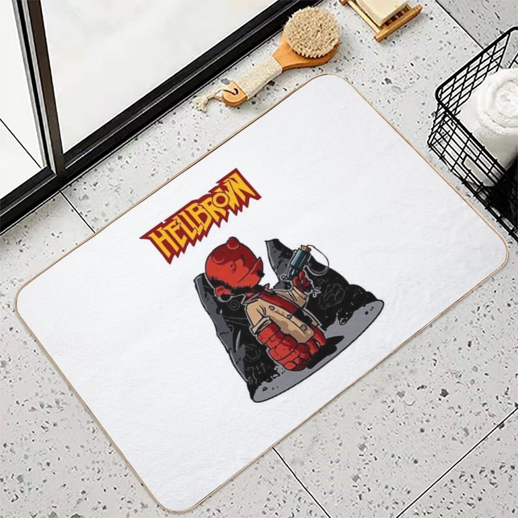 HellBrown  Repositionable Bath Mat