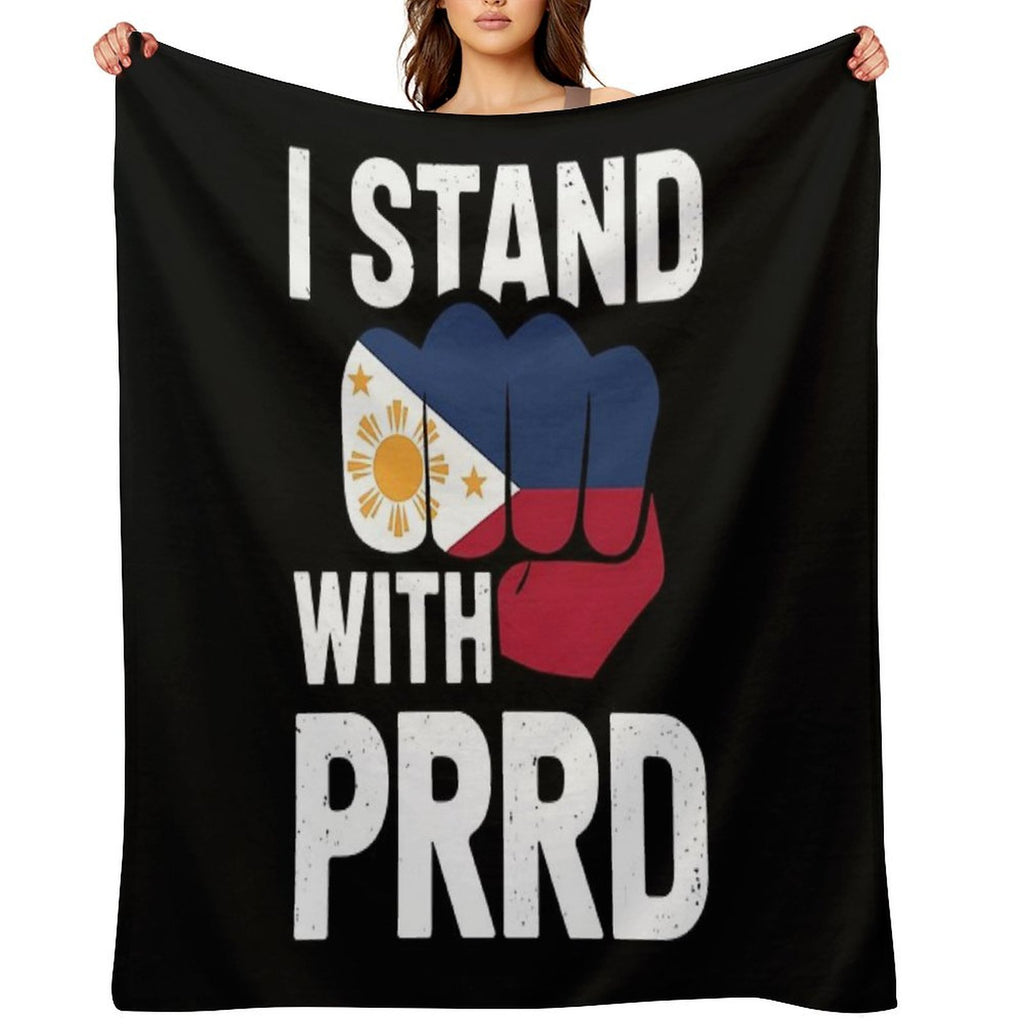 I Stand with PRRD Pinoy Pride Multi-functional Throw Blanket