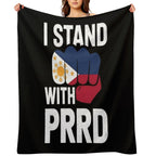 I Stand with PRRD Pinoy Pride Multi-functional Throw Blanket