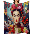 Frida Kahlo 14 Eco-conscious Throw Blanket
