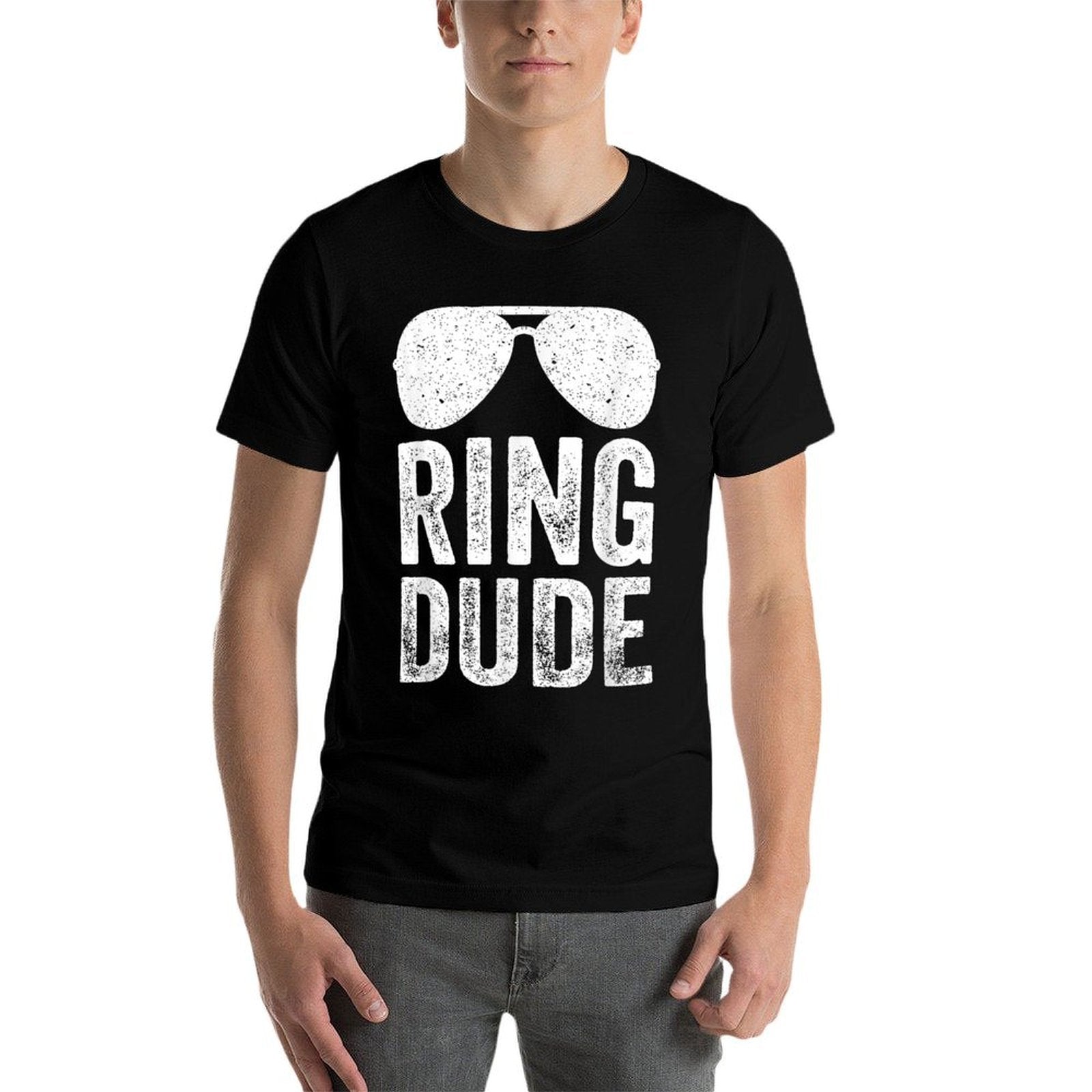 Cute Boys Ring Dude Bearer Funny Wedding  Moisture-wicking T-Shirt