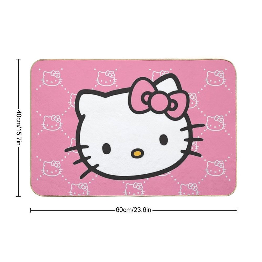 Pink Hello Kitty Design  Versatile Bath Mat