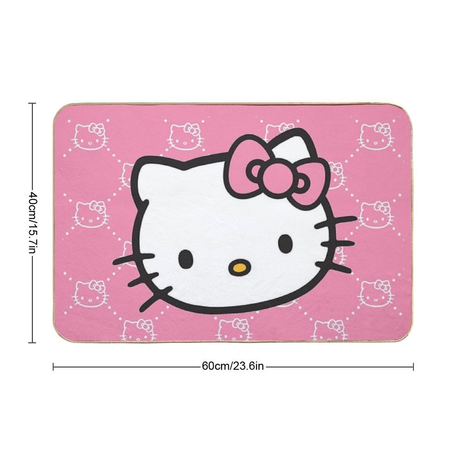 Pink Hello Kitty Design  Versatile Bath Mat