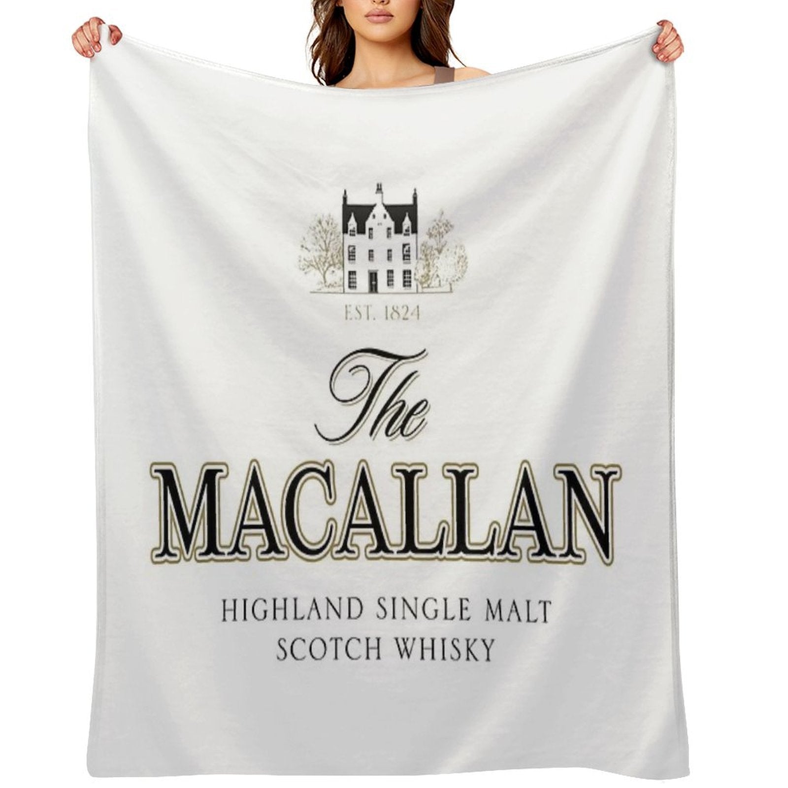 The Scotch Whisky Plush Throw Blanket