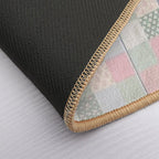 Coquette Floral Patchwork  Slip-Resistant Bath Mat