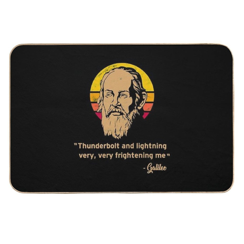 Thunderbolt And Lightning Galileo Vintage Retro  Versatile Bath Mat
