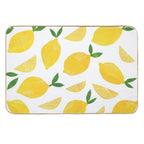 Cut + Paste Lemon Pattern  Easy To Clean Bath Mat