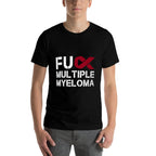 Fuck Multiple Myeloma Awareness Month Ribbon Warrior Fighter  Stretchy T-Shirt