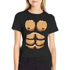 Funny Monkey Gorilla Chest Costume Halloween  Trendy Pattern T-Shirt