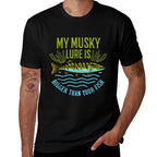 Musky Fishing Gift Muskie Lure Muskellunge  Lightweight T-Shirt