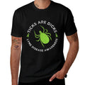 Ticks Are Dicks Lyme Disease Awareness Ribbon Funny  Versatile T-Shirt