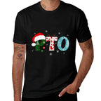 PTO Santa Hat Reindeer Parent Teacher Organization Christmas  Classic T-Shirt