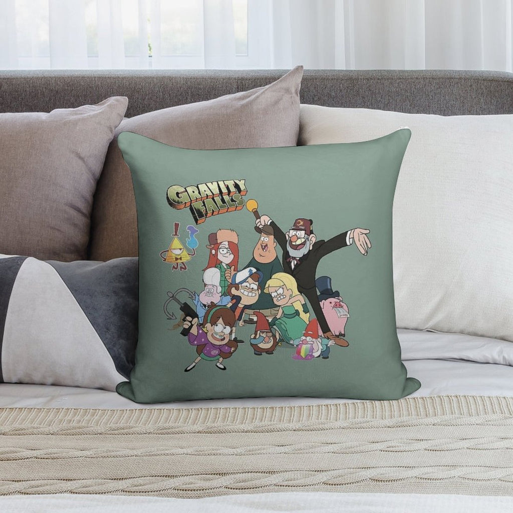 Gravity Falls, Characters from Gravity Falls Soft Ultra-Soft Texture Throw Pillow