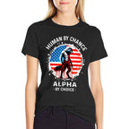 I Heart Werewolfs Alpha Funny Cringe Werewolf USA Wolf Meme  Eco-friendly Material T-Shirt