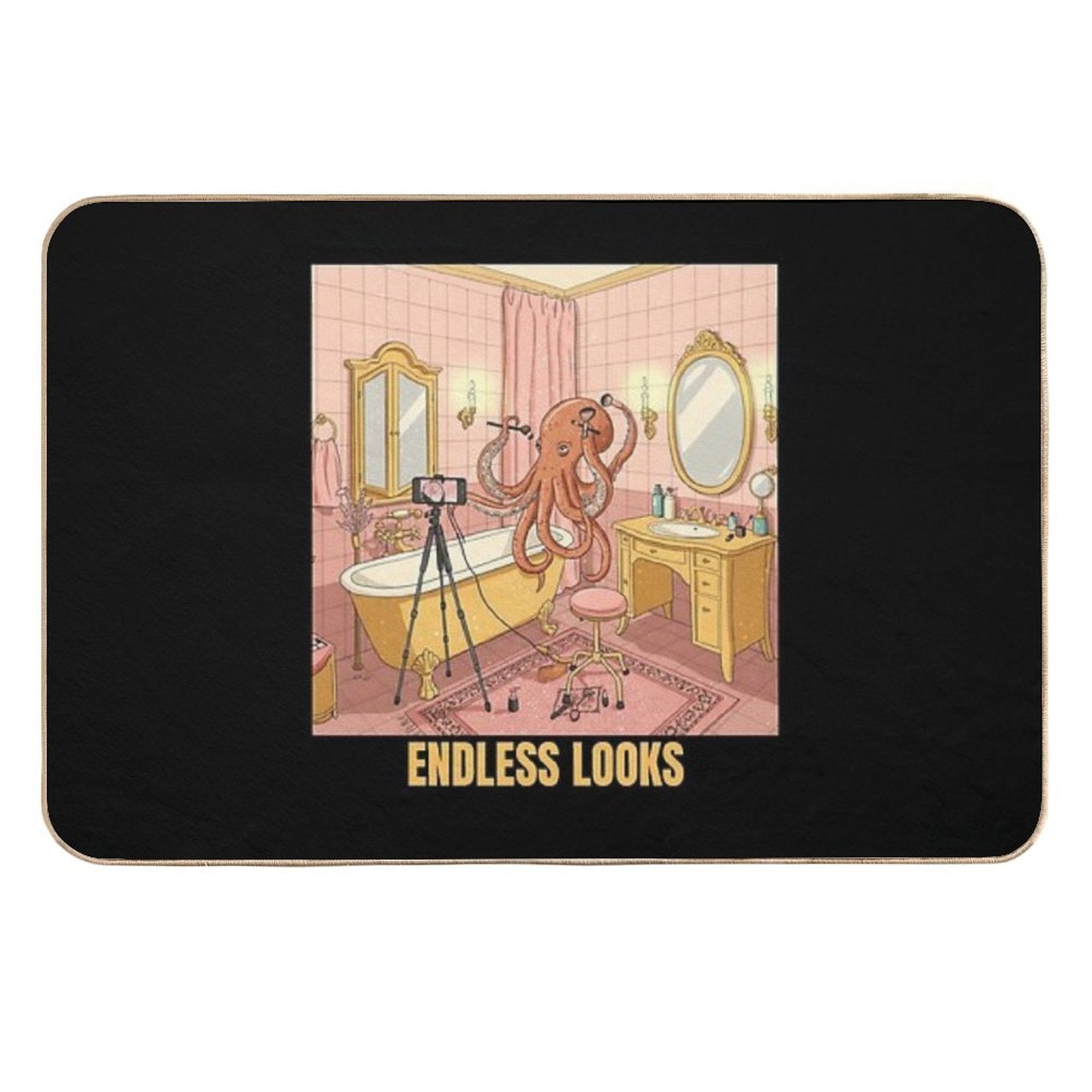 Glam Tentacles Mode Durable Bath Mat