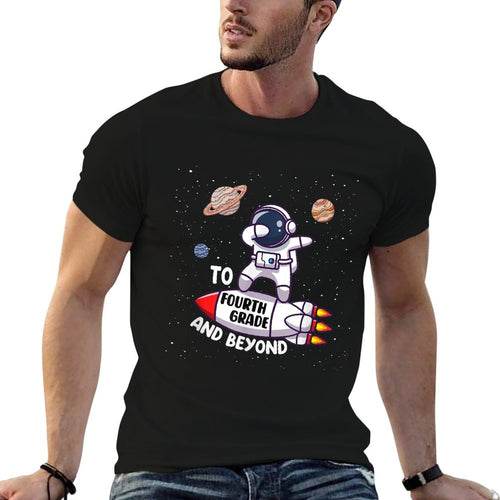 Back to Fourth Grade And Beyond-Funny First Day of School  Easy-care T-Shirt