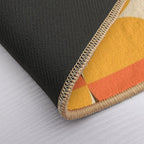 Mid Century Modern Geometric Abstract Pattern 727  Absorbent Bath Mat