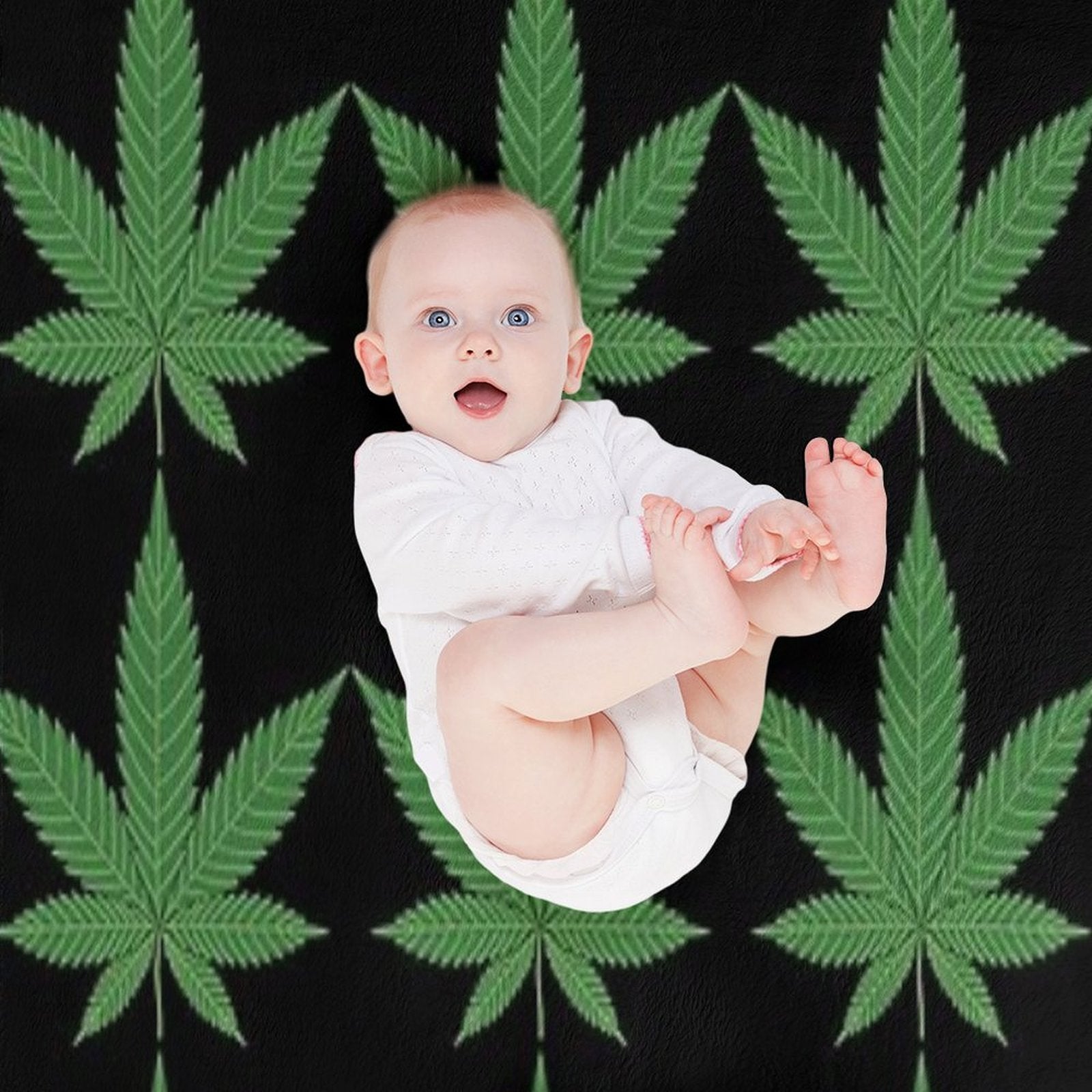 Weed Multi-functional Throw Blanket