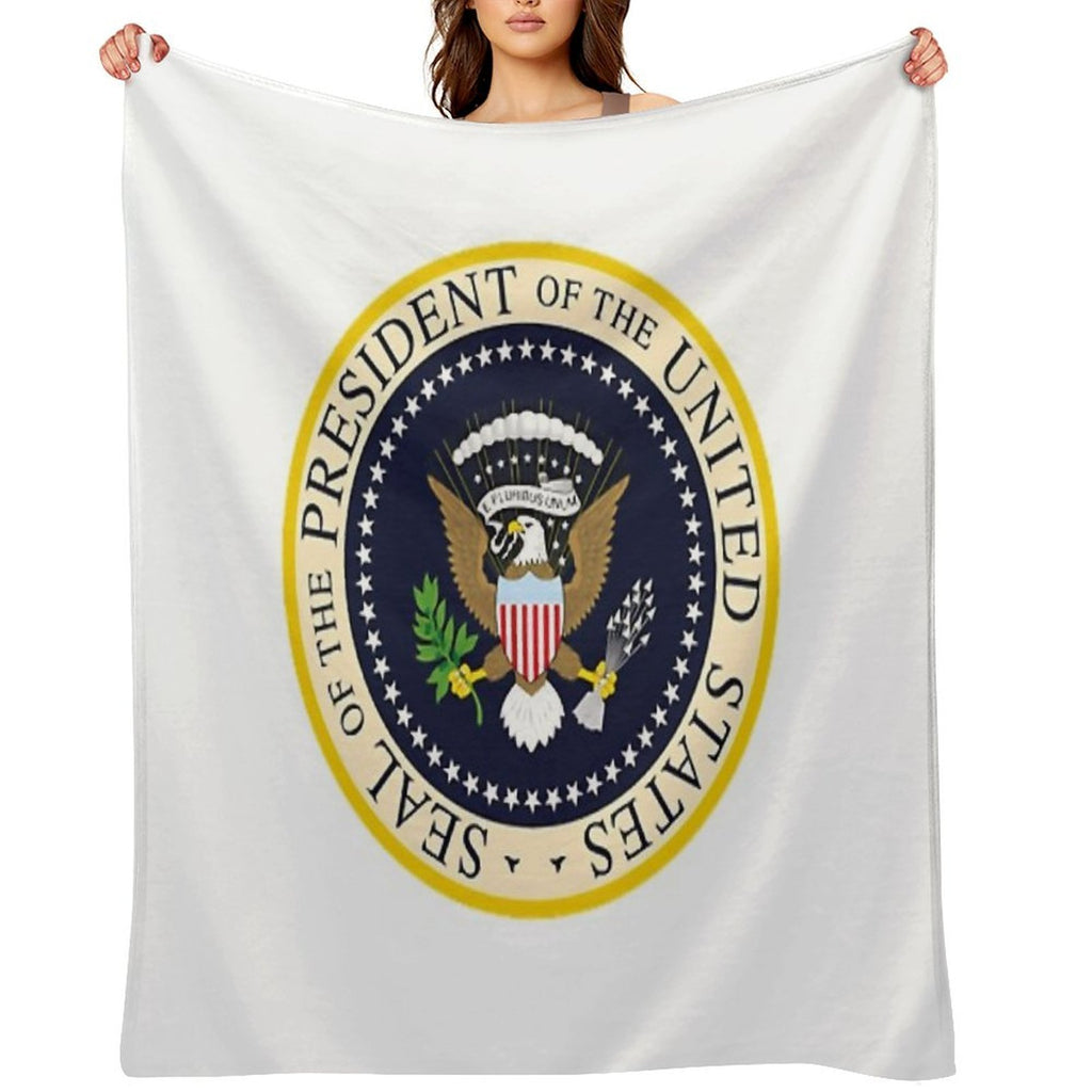 United States Presidential Seal. Seal of The President of The United States Quick-dry Throw Blanket