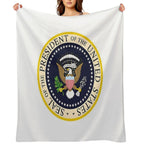 United States Presidential Seal. Seal of The President of The United States Quick-dry Throw Blanket