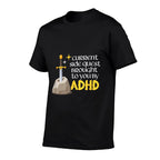 Current Side Quest Brought To You By ADHD Gamer RPG Meme  Slim-fit Cut T-Shirt