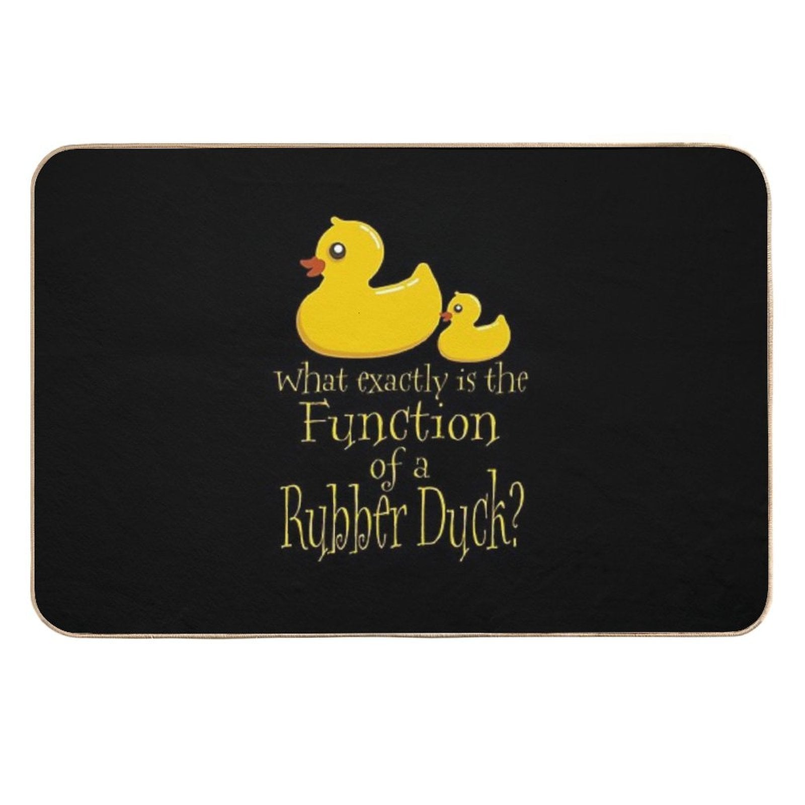 Rubber Ducky  Easy To Clean Bath Mat