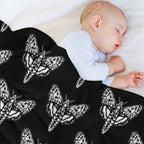 Death's Head Moth Versatility Throw Blanket
