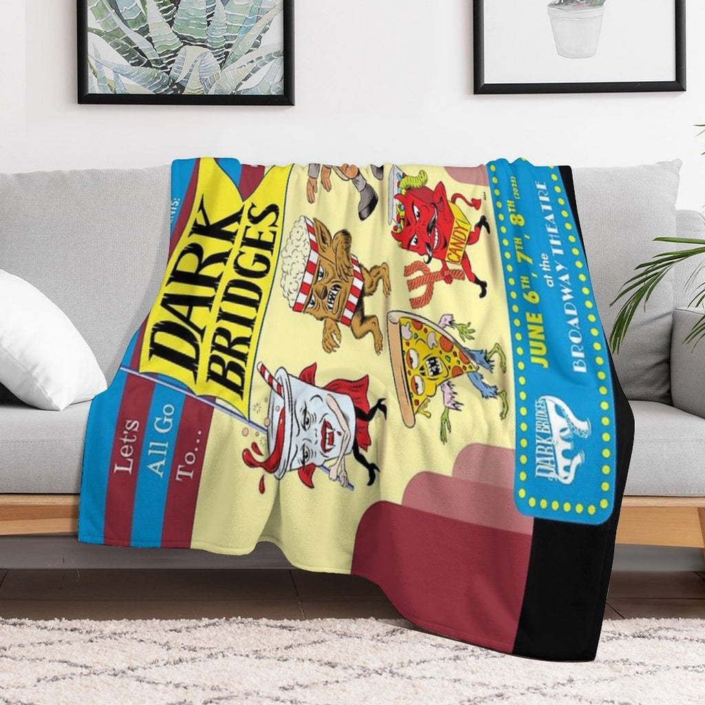 Dark Bridges 2025 Quick-dry Throw Blanket