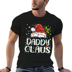 Daddy Claus Christmas Lights Pajama Family Matching  Moisture-wicking T-Shirt