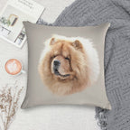 Chow Chow Soft Decorative Cover Throw Pillow