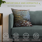 Pheasant Feathers Soft Ultra-Soft Texture Throw Pillow