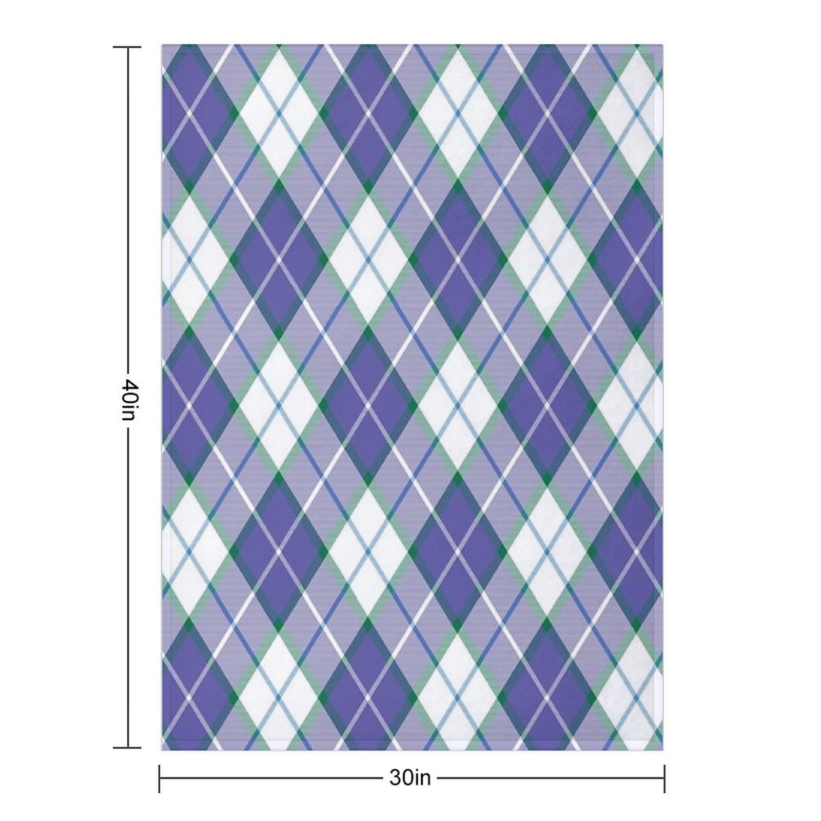 Northwest Tartan Sustainable Throw Blanket