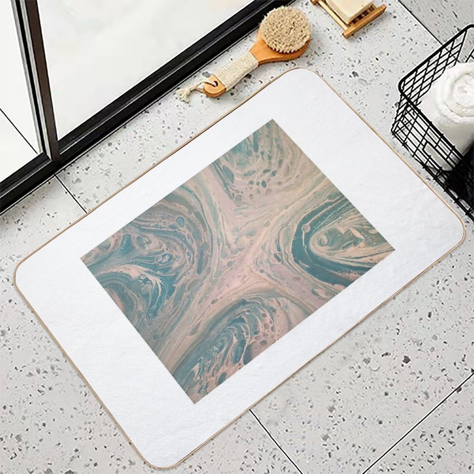 Arctic Chill  Stain-Proof Bath Mat