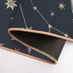 Celestial Dreamscape Pattern  Fade-Resistant Bath Mat