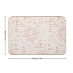 Moons And Suns Pattern  Multi-Purpose Bath Mat