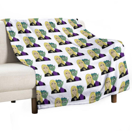 Beast Boy And Terra Easy Care Throw Blanket