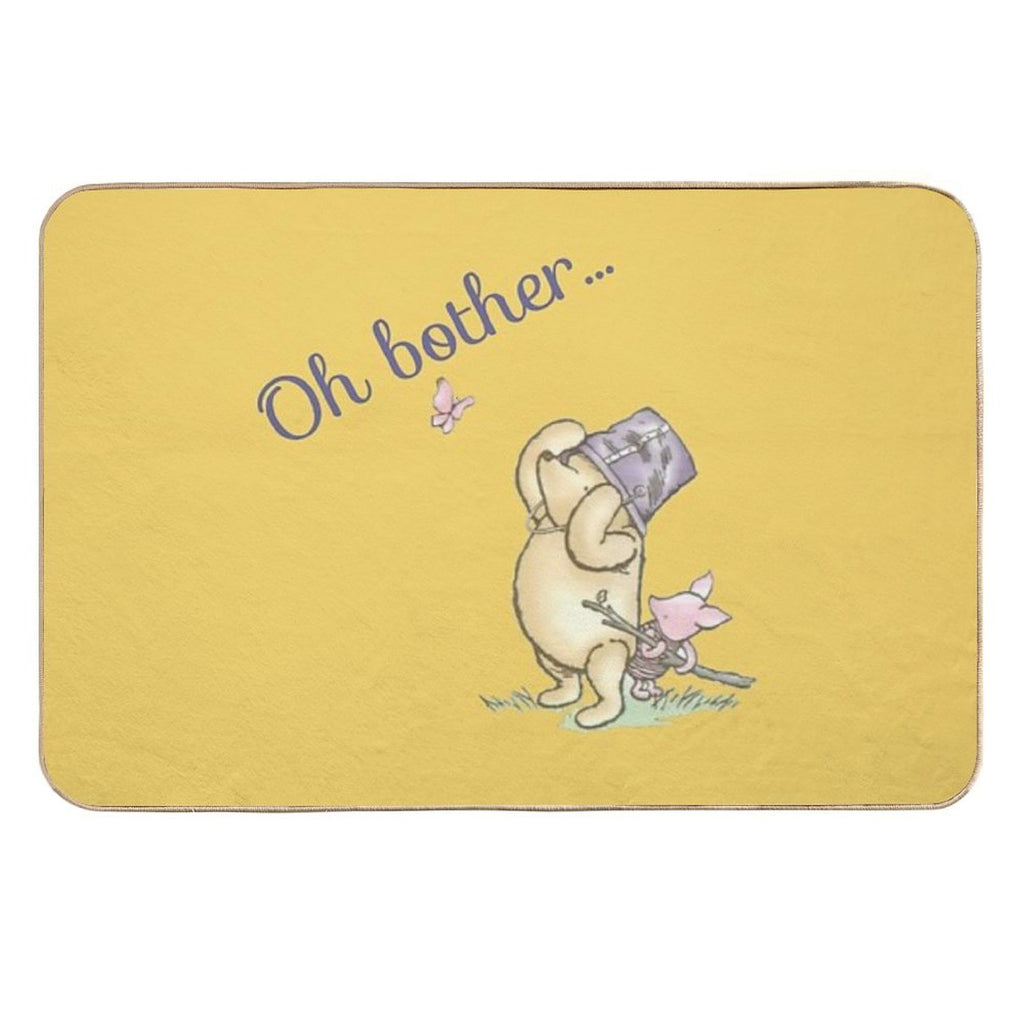 Oh Bother Winnie The Pooh  Stain-Proof Bath Mat