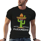 Fun EMS Professional Humor Saying  Funny EMT Paramedic  Heathered Texture T-Shirt