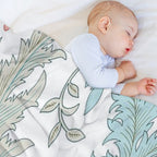 Rococo Botanical Wrinkle-free Throw Blanket