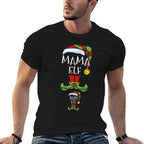 Mama And Baby Elf Pregnancy Matching Family Christmas  Classic T-Shirt