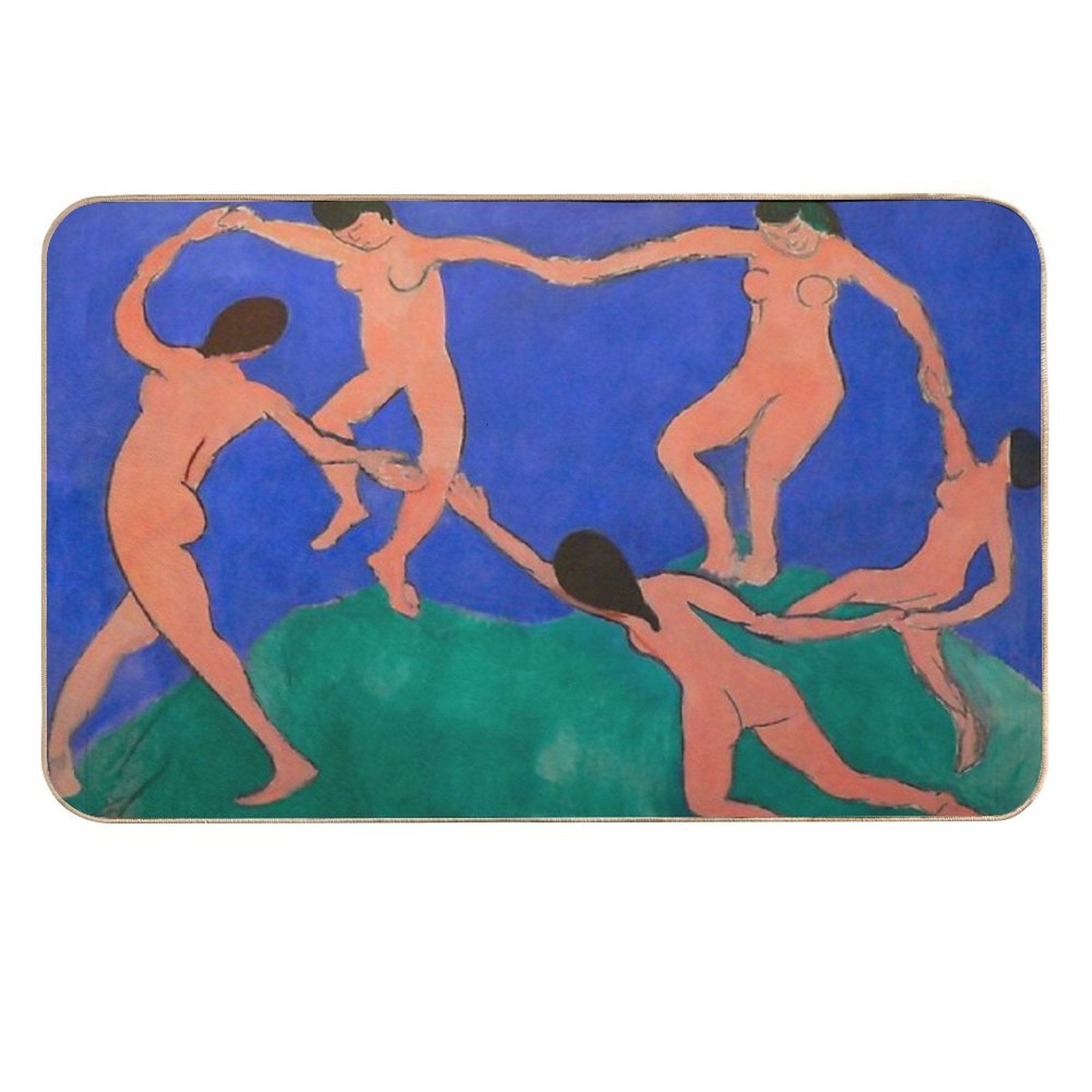 Henri Matisse La Danse (I) by Matisse Dance (La Danse)  Dirt-Trapping Bath Mat
