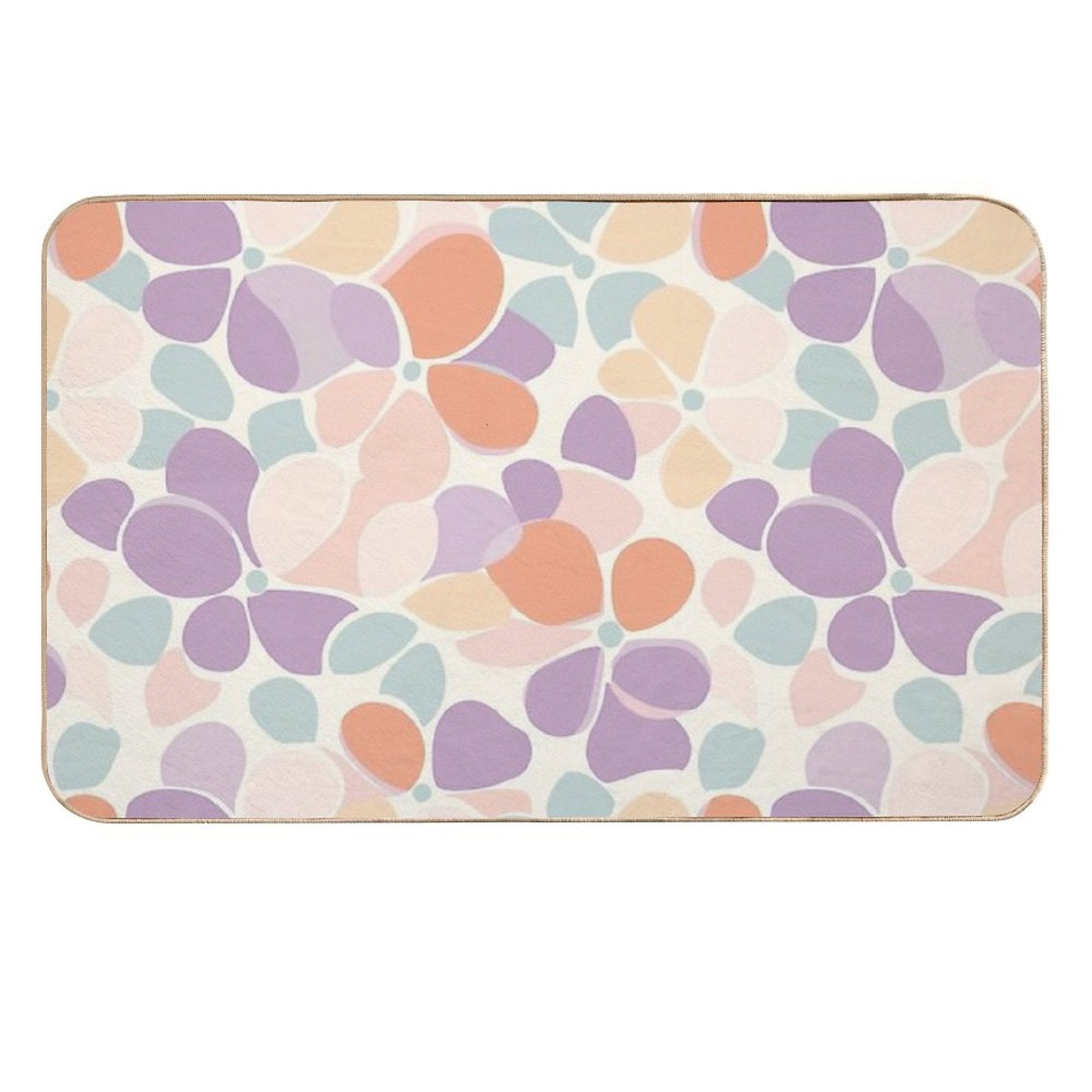 Dreamy Flower Power  Dirt-Trapping Bath Mat