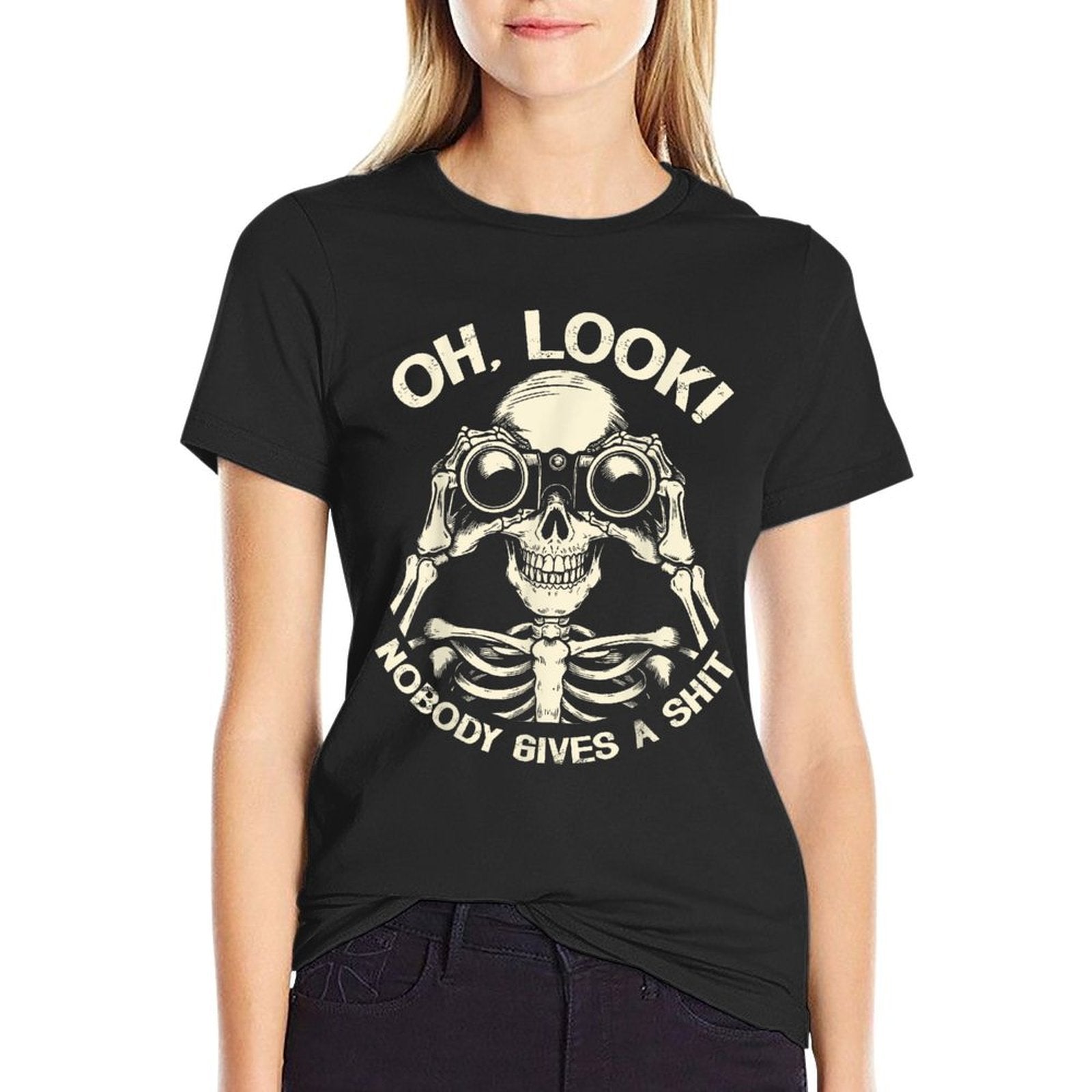 Oh Look Nobody Gives A Shit Funny Sarcasm Meme  Vintage-inspired T-Shirt