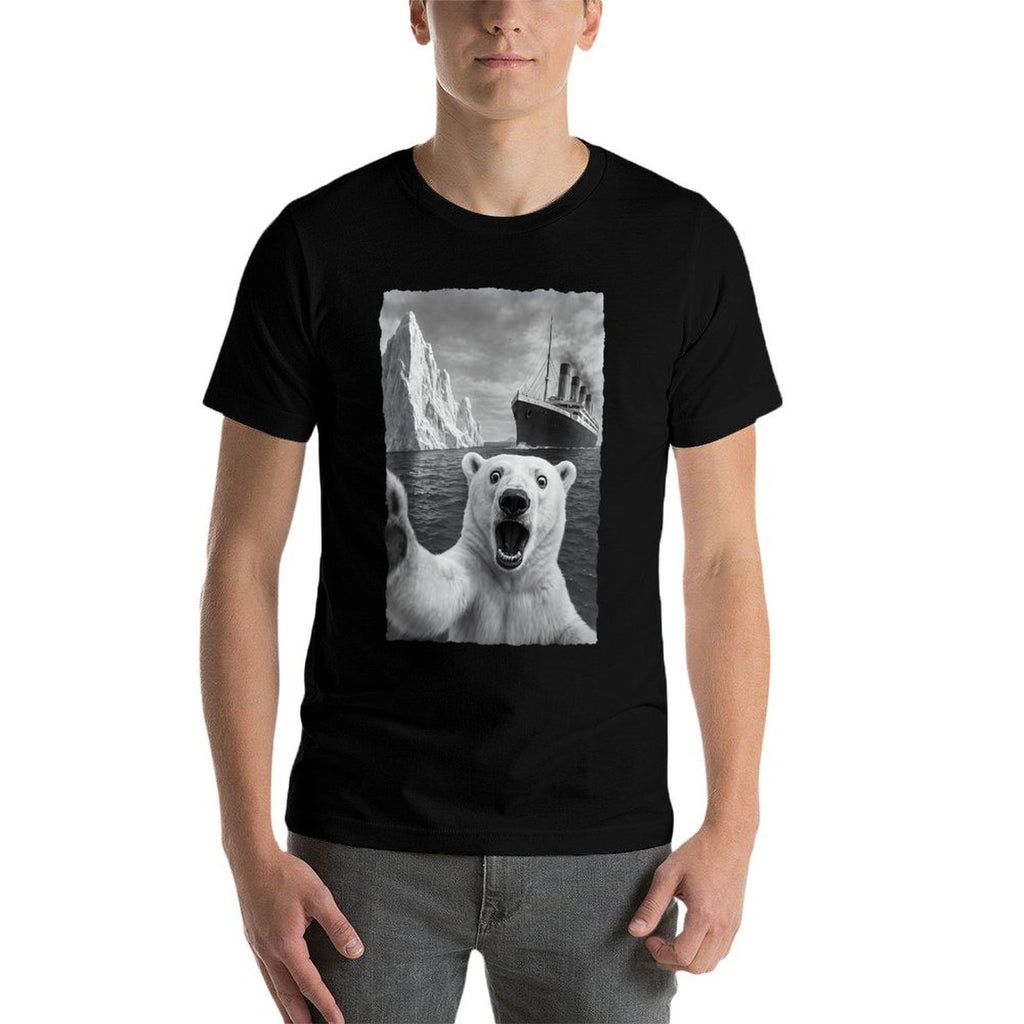 Funny Polar Bear Selfie Titanic  Affordable Price T-Shirt