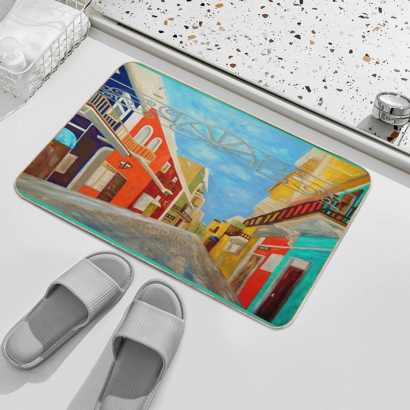 Old San Juan  Toxin-Free Bath Mat