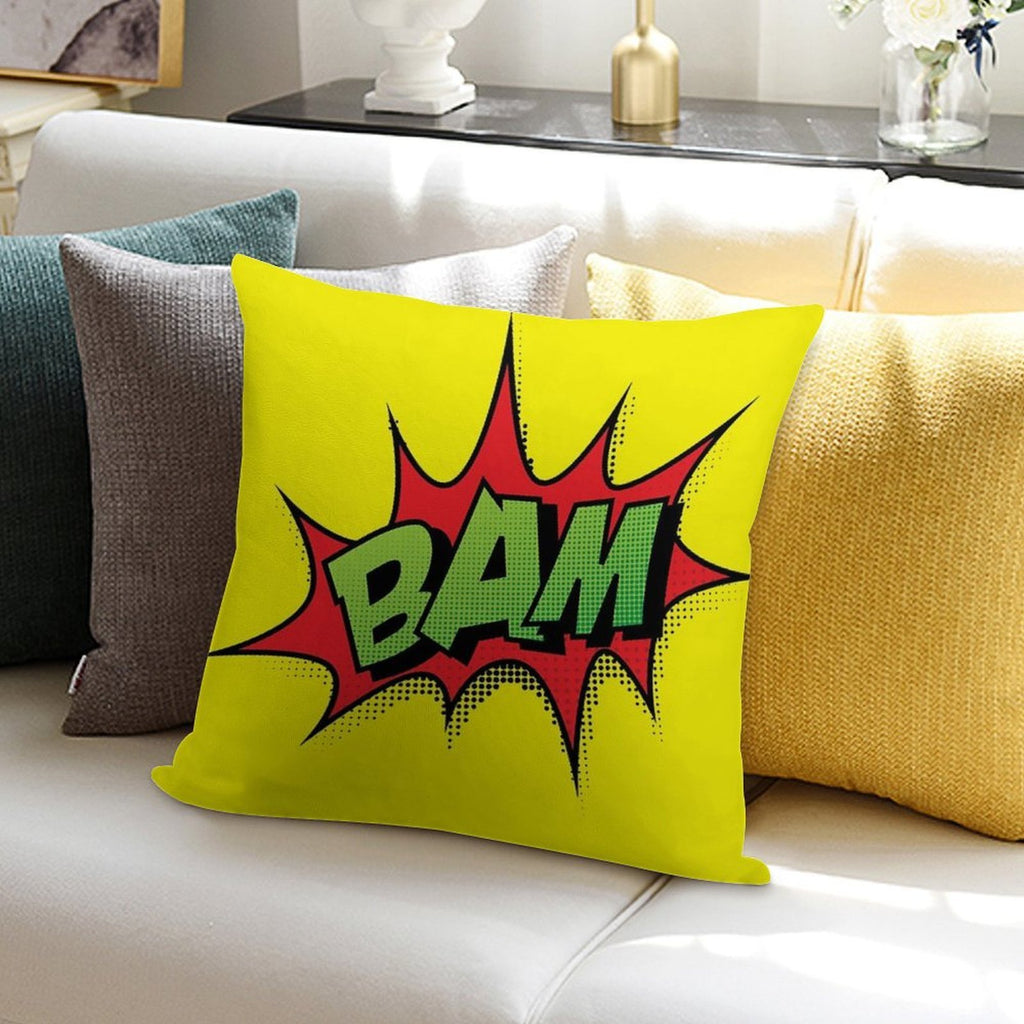 Bam Soft Bedroom Essential Throw Pillow