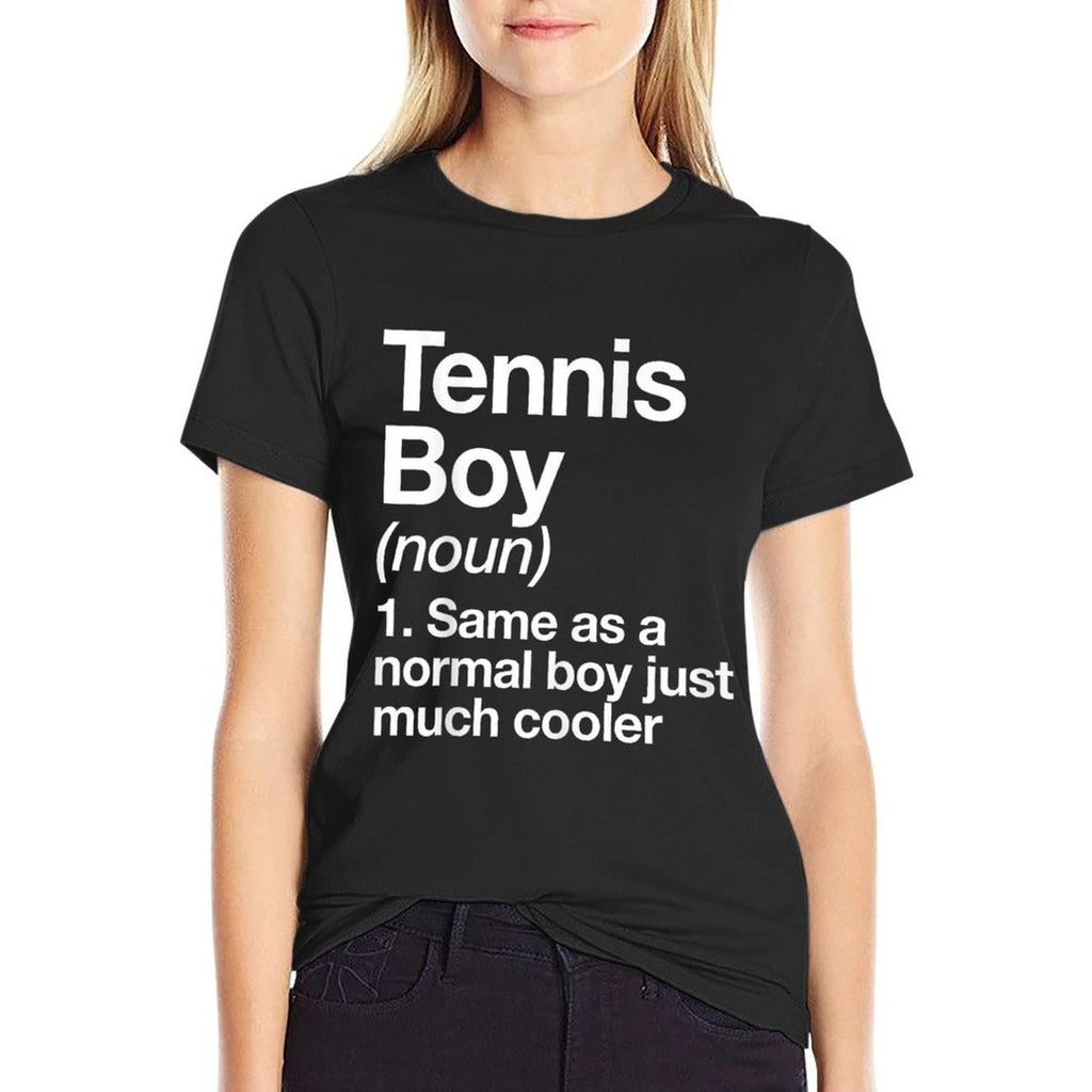 Tennis Boy Definition Funny Sports  Lightweight T-Shirt